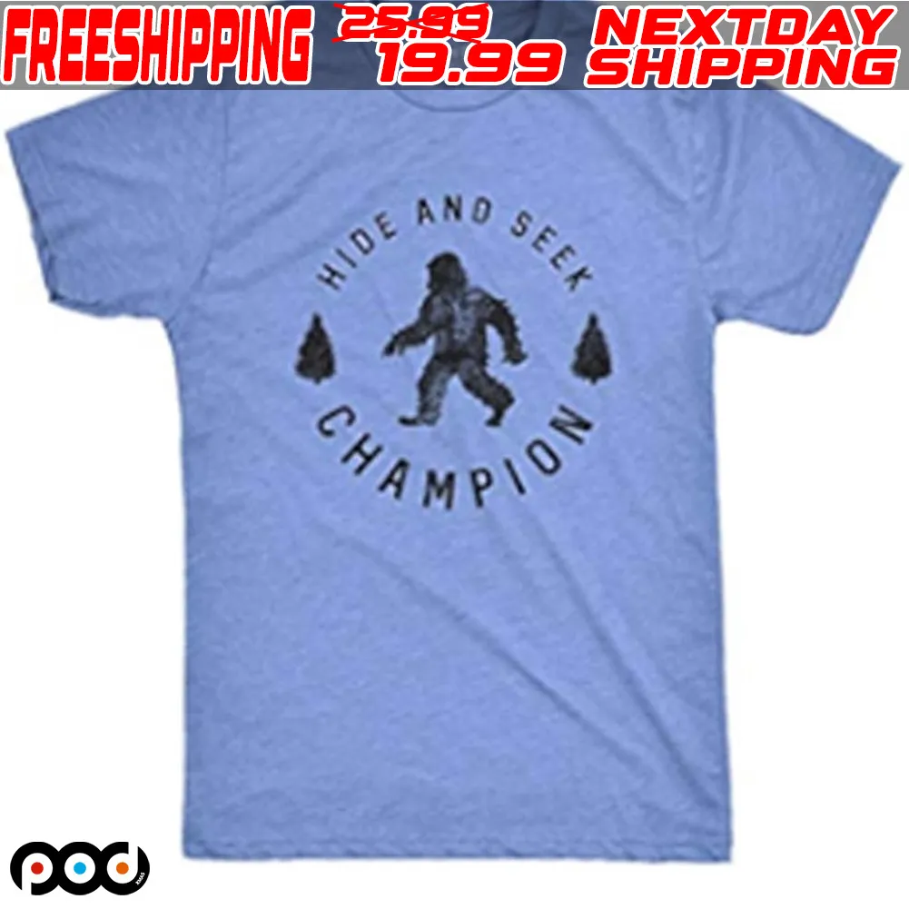 Bigfoot Hide And Seek Champion Shirt