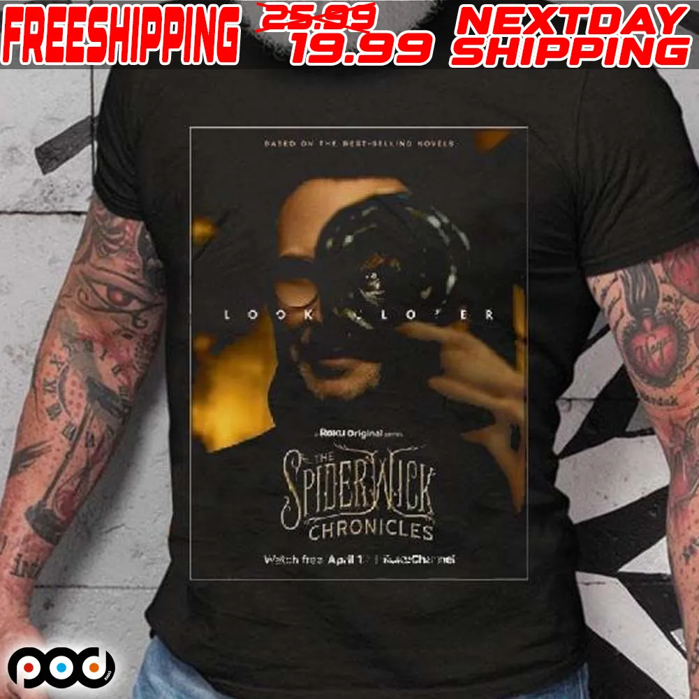 The First Poster For The Upcoming The Spiderwick Chronicles Has Been Released Premiering On Roku For Free On April 19 Shirt