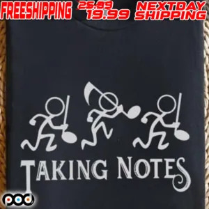 Taking Notes Funny Music Shirt