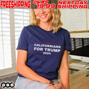 Californians For Trump 2024 Shirt