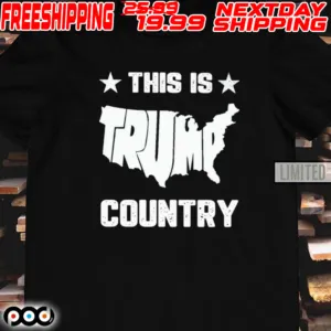 This Is Trump Country Usa Map Shirt