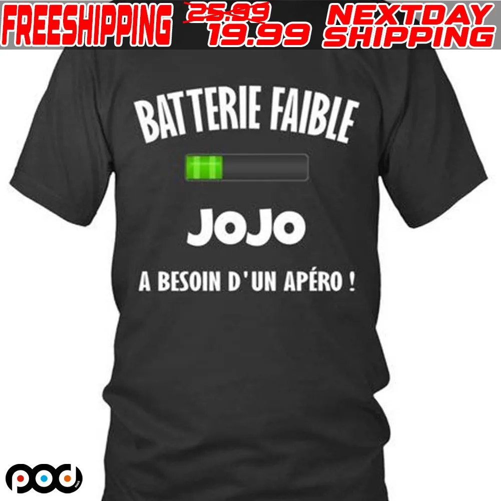 Batterie Faible Vero A Besoin D’un Apero Shirt