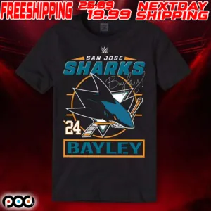 Bayley San Jose Sharks 24 Ladies Boyfriend Shirt