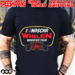 Nascar Whelen Modified Tour Racing Car Shirt