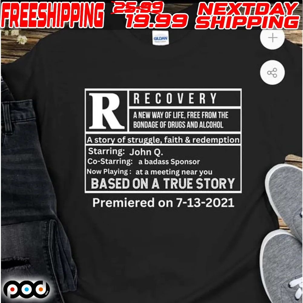 Recovery A New Way Of Life Free From The Bondage Of Drugs And Alcohol Shirt