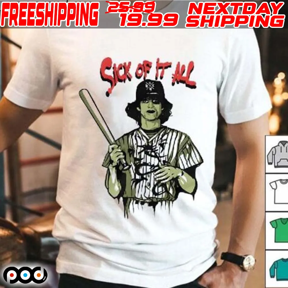Sick Of It All Monster Baseball Art Shirt