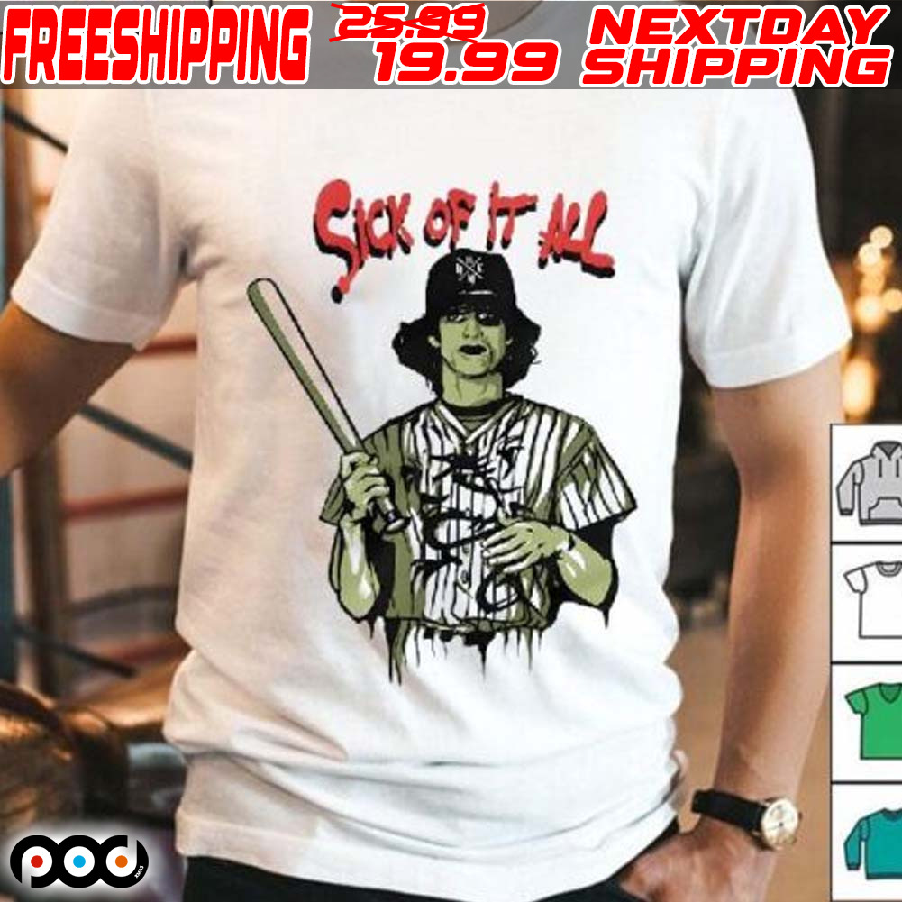 Sick Of It All Monster Baseball Art Shirt