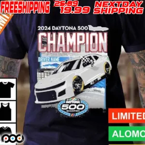 William Byron Checkered Flag 2024 Daytona 500 Shirt