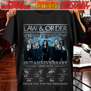 Law And Order Special Victims Unit 25th Anniversary Shirt