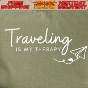 Traveling Is My Therapy Shirt