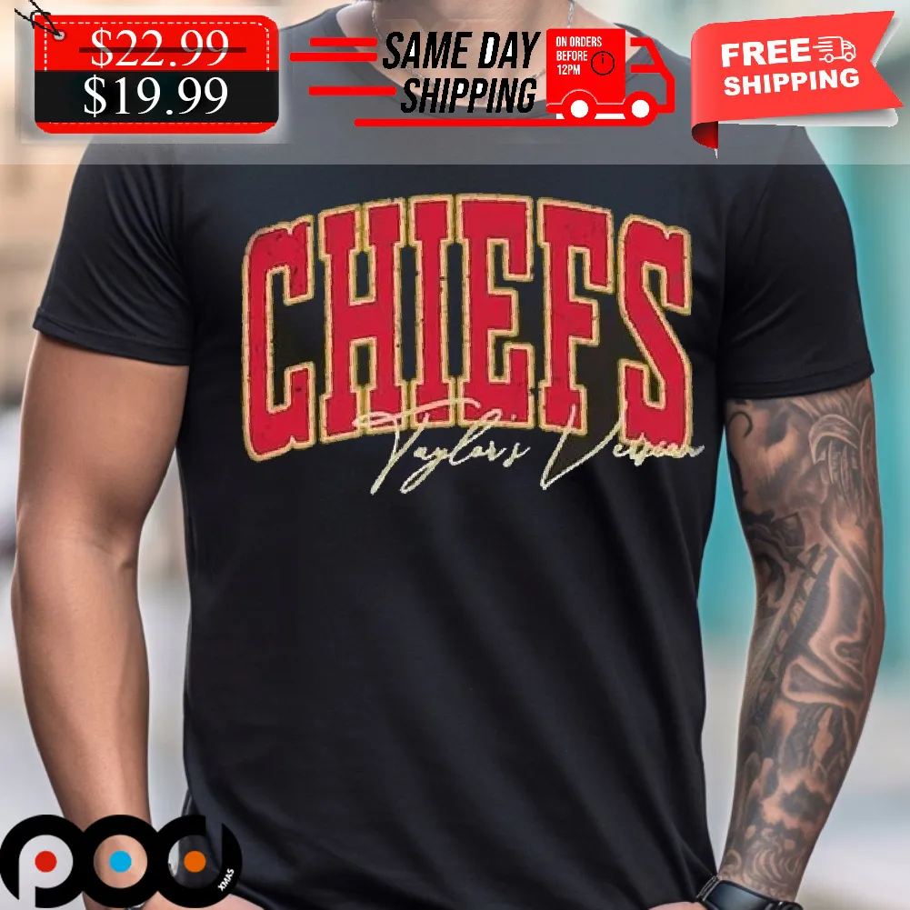 Taylors Swiftie Version Kansas City Chiefs Shirt