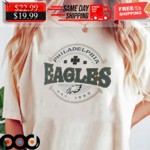 Philadelphia Eagles 1993 Celtic St Patricks DayShirt
