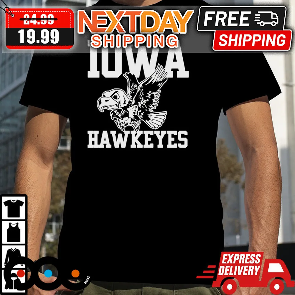 Iowa Hawkeyes Flying Herky Basketball Shirt
