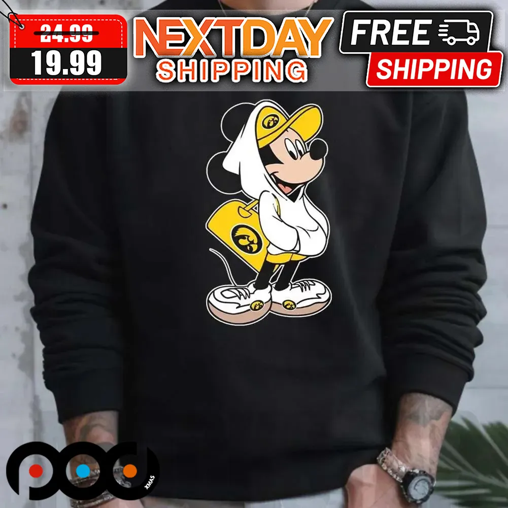 Mickey Mouse NCAA Iowa Hawkeyes Disney Shirt