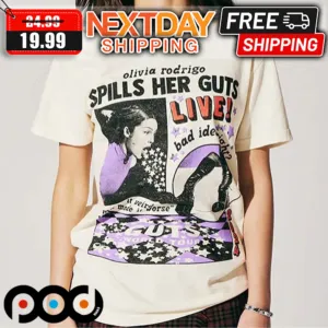 Olivia Rodrigo Spills Her Guts Live Vintage Shirt