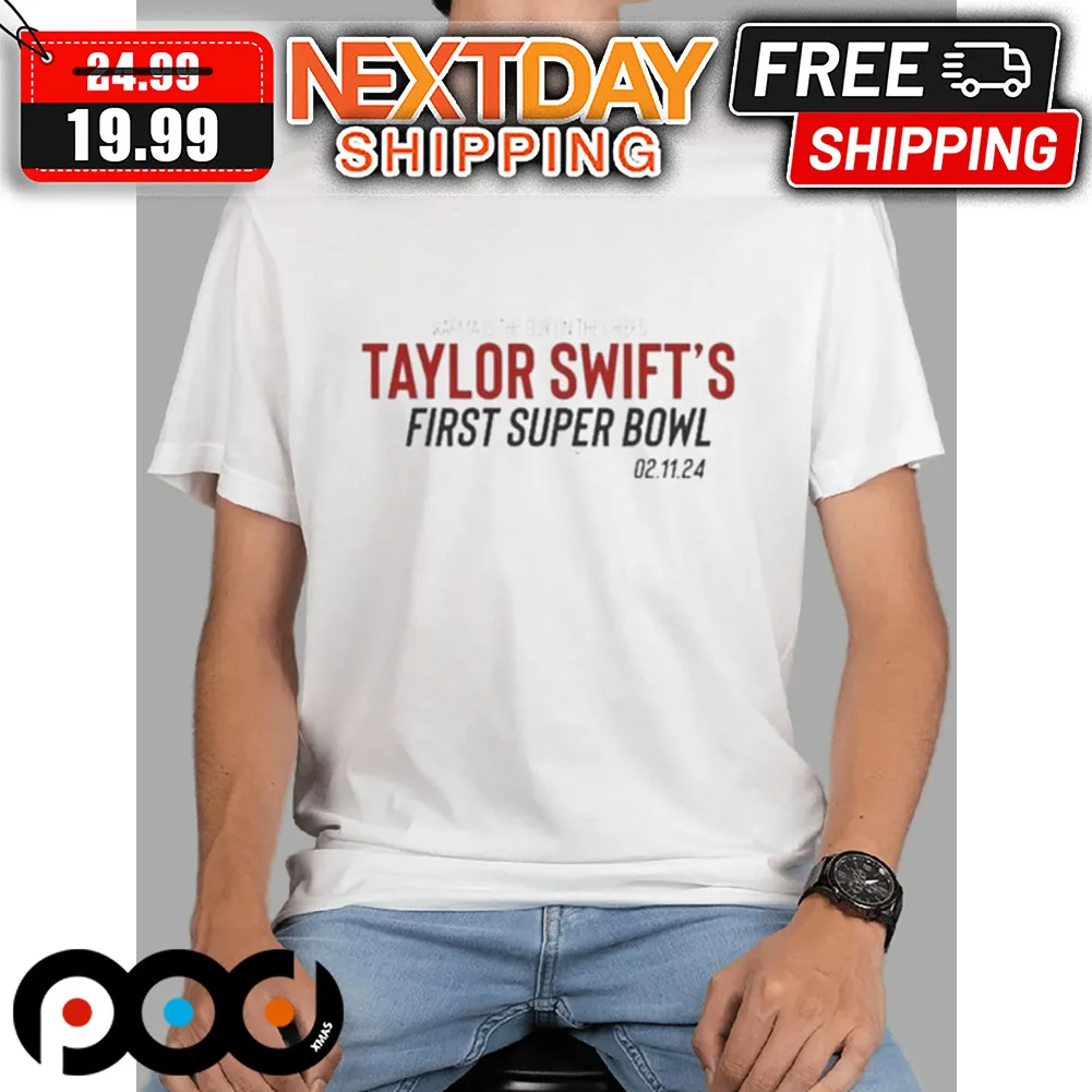Taylor First Super Bowl Kansas City Chiefs Era Travis Kelce Shirt