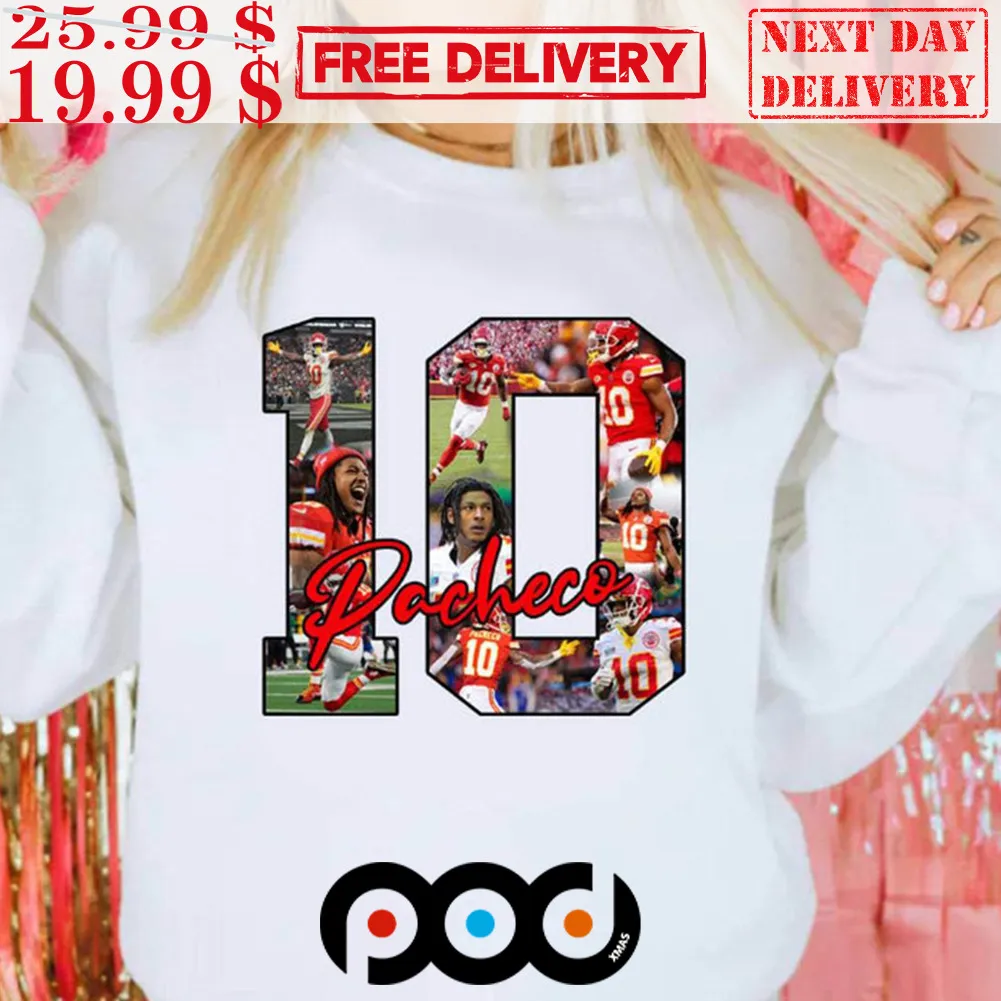 10 Isiah Pacheco Shirt