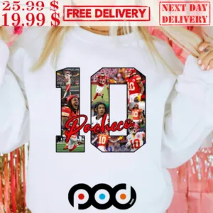 10 Isiah Pacheco Shirt