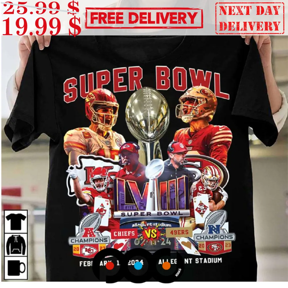 Super Bowl Final LVIII February 11th 2024 Allegiant Stadium Shirt