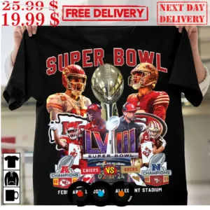 Super Bowl Final LVIII February 11th 2024 Allegiant Stadium Shirt