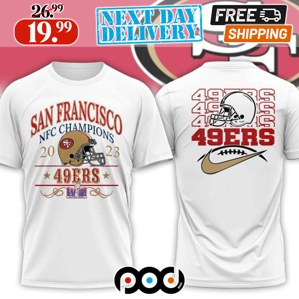 San Francisco 49ers Super Bowl 2024 gear: T-Shirt, hoodie, hat, more