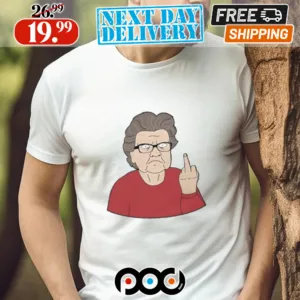 Angry Grandma Middle Finger Shirt