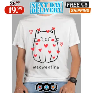 Cute Cat Valentine Meowentine Shirt