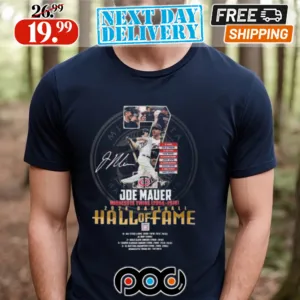 Joe Mauer Minnesota Twins 2004 – 2018 2024 Baseball Hall Of Fame Shirt