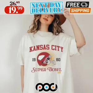 Kansas City 1960 Super Bowl LVII Helmet Vintage Shirt
