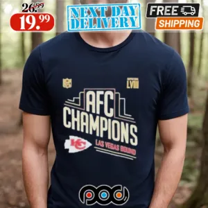 Kansas City Chiefs Afc Champions Las Vegas Bound 2024 Shirt