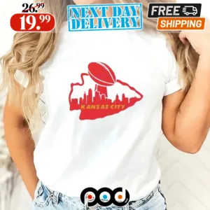 Kansas City Chiefs Skyline Super Bowl Football Shirt