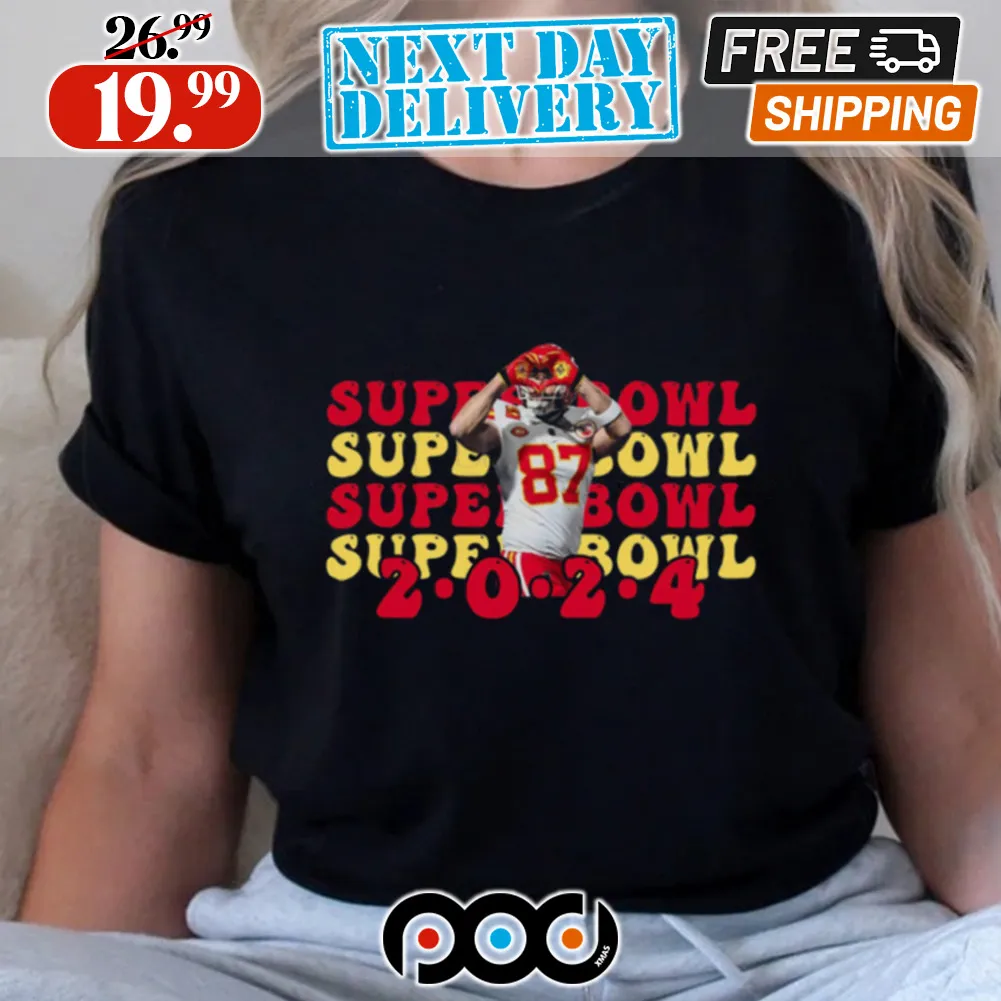 Travis Kelce Heart Kansas City Chiefs Super Bowl Shirt