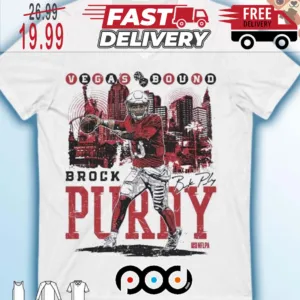 Brock Purdy San Francisco 49ers Vegas Bound Super Bowl LVIII Shirt