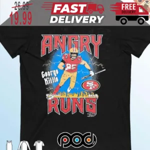 Angry Runs San Francisco 49ers George Kittle Shirt