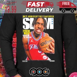 Slam Cover Tyrese Maxey Shirt