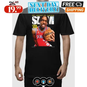30Th Anniversary Take Over Slam 248 Tyrese Maxey Catch Me If You Can Shirt