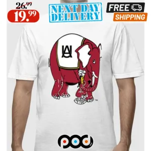 Aaron Estrada 1950’S Alabama Logo Elephant Shirt