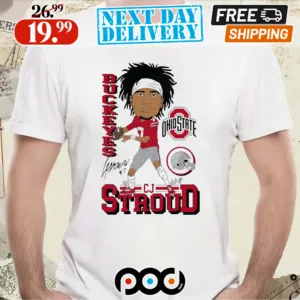 CJ Stroud Ohio State Character Signature Shirt