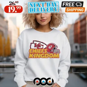 Kansas City Chiefs Kingdom Football Helmet Shirt