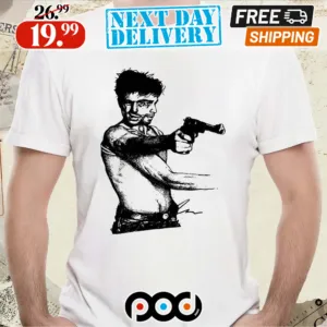 Robert De Niro Holding A Gun Taxi Driver Shirt