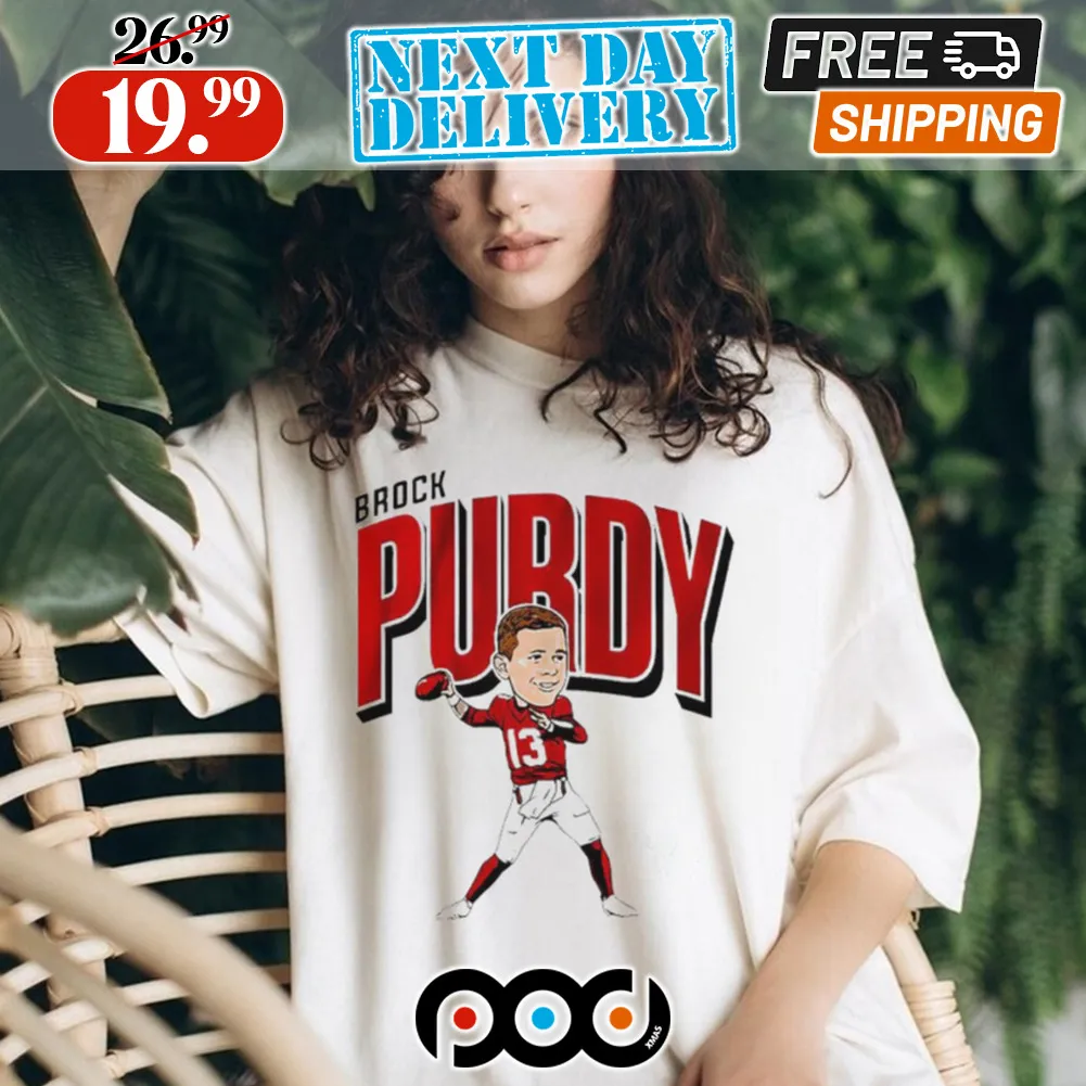 San Francisco 49ers Brock Purdy 13 Caricature Shirt