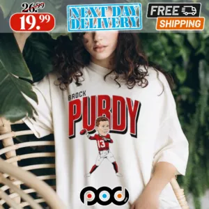 San Francisco 49ers Brock Purdy 13 Caricature Shirt