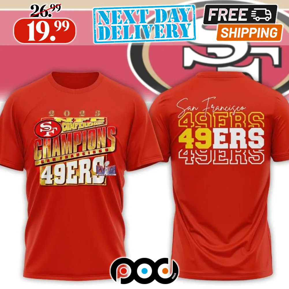 SF 49ers San Francisco NFC Champions Super Bowl 2024 Shirt