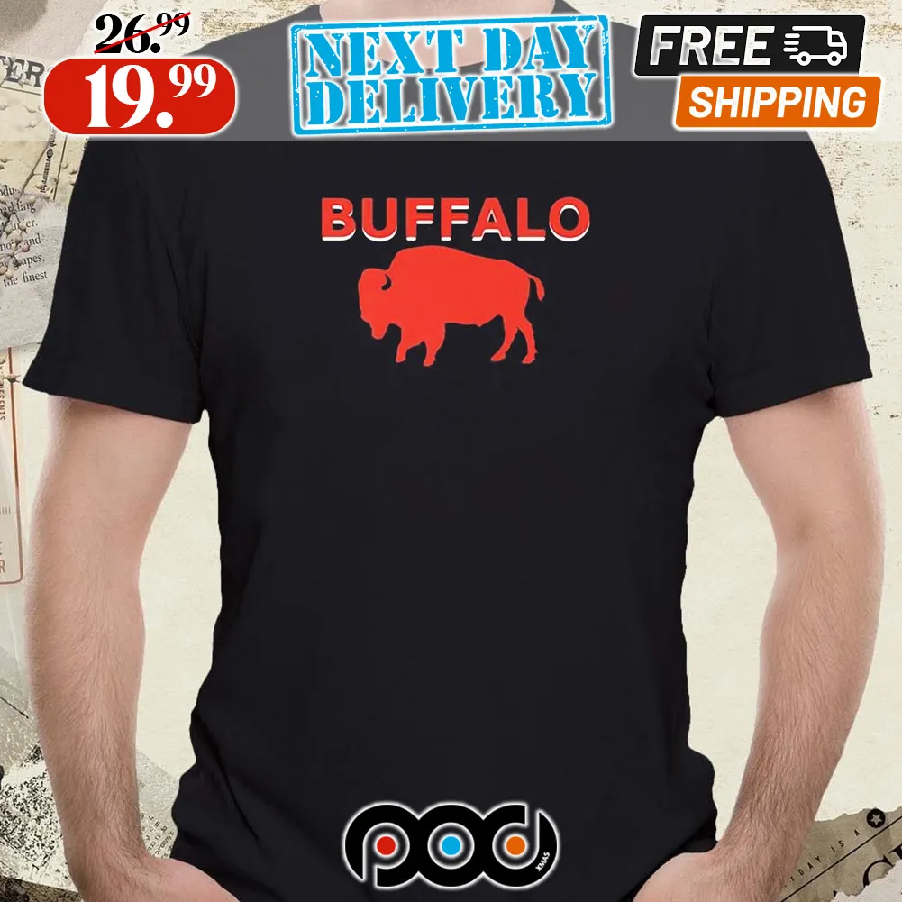 Whereabouts Red And White Buffalo Shirt