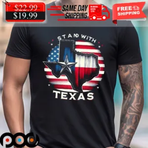 Greg Abbott Stand With Texas US Flag Shirt