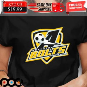 Ball Anaheim Bolts Indoor Soccer Logo Shirt