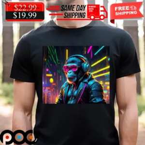 Monkey Music Cyberpunk Ape Shirt