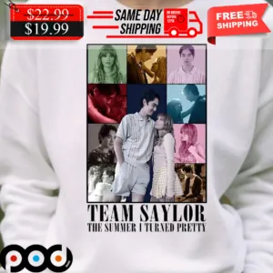 Team Saylor Steven And Taylors The Summer I Turned Pretty The Eras Tour 2024 Shirt