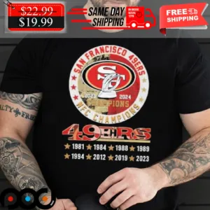 NFC San Francisco 49ers 2023 2024 Champions Shirt