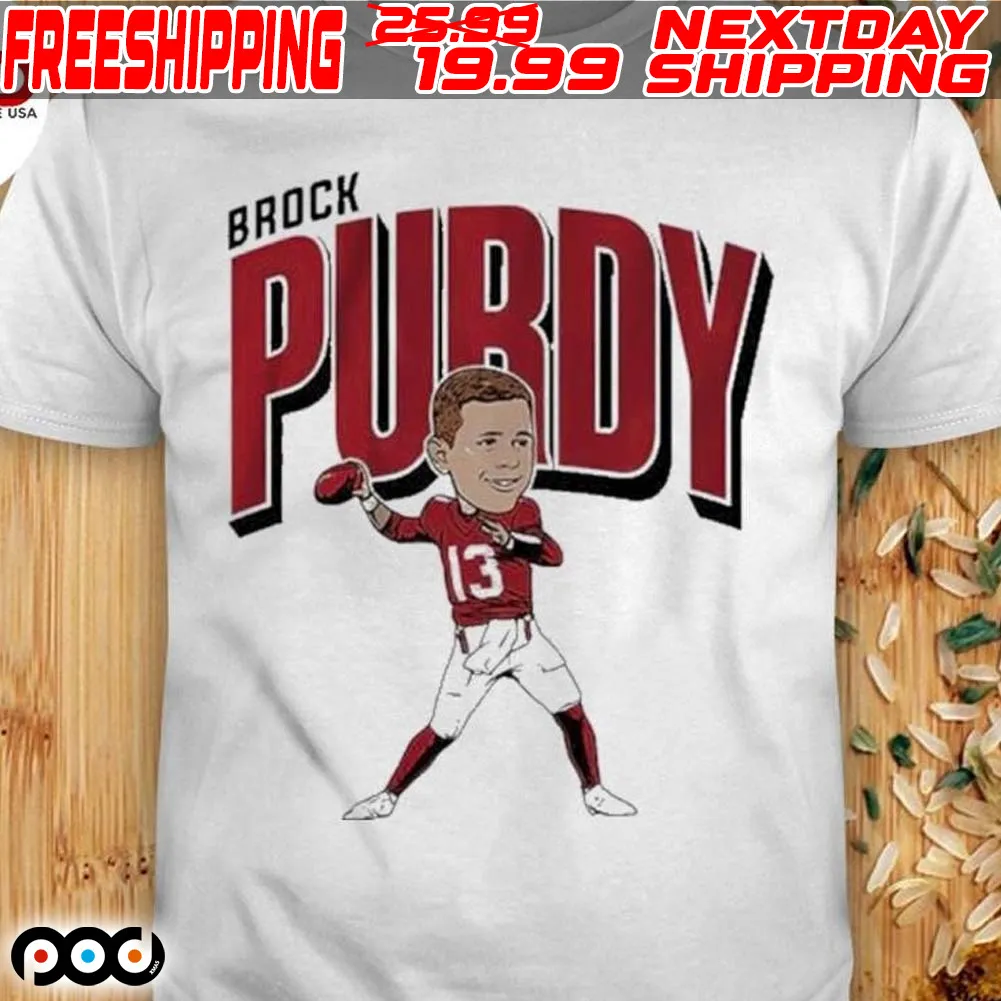Brock Purdy Caricature Shirt